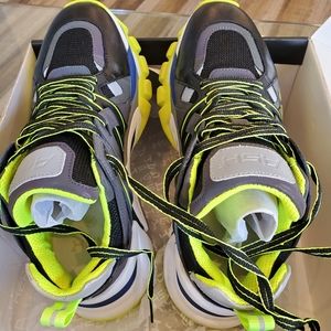 ASH Flash Black/Silver/Blue Size 8